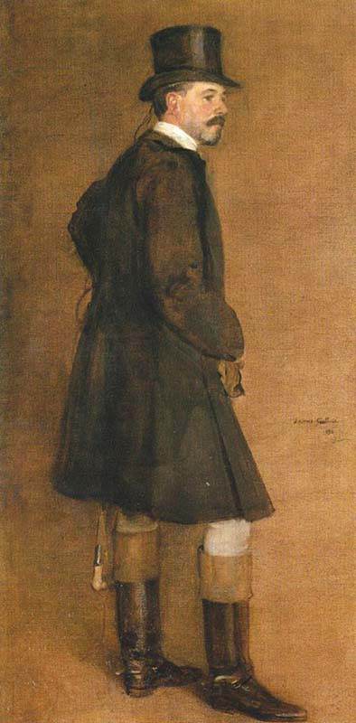 Edward Martin Dressed for Hunting